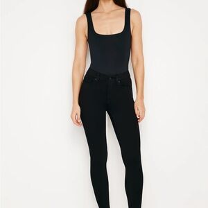 NWT GOOD AMERICAN - Black Good Legs Skinny Jeans - $129 - Size 4/27 waist